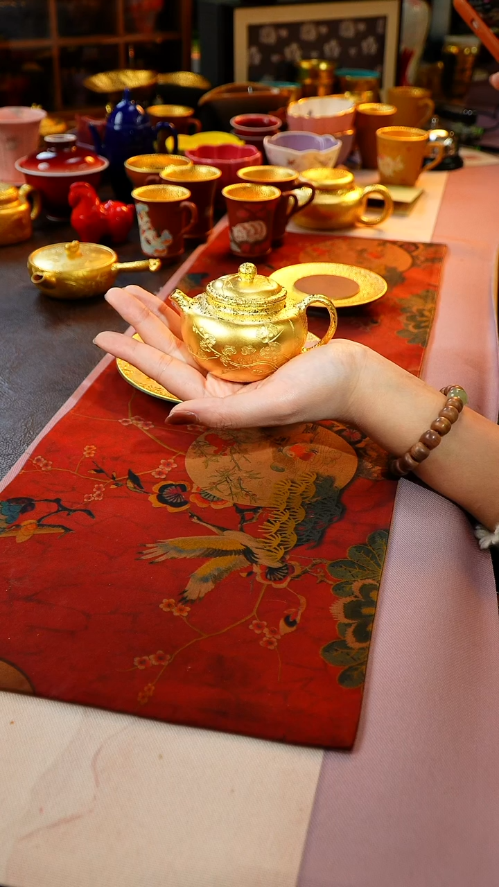 茶杯紫砂【宜景窑系列】金壶