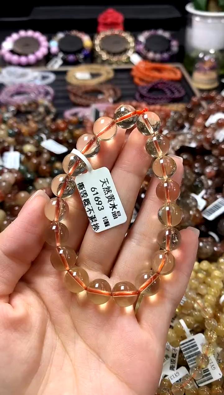 未镶嵌手链水晶10*