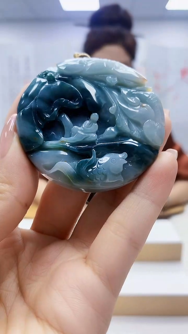 未镶嵌定制翡翠4829ty-毛货挂件46