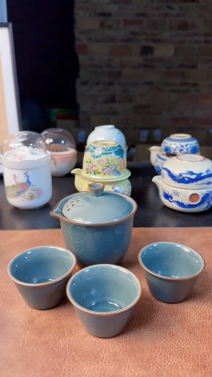 【闪购商品】杯德化白瓷，快客茶具