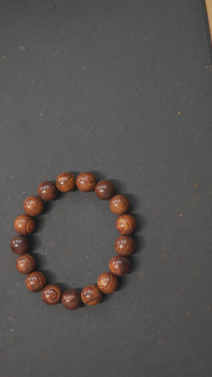 【闪购商品】黄花梨/降香黄檀手串/手链12mm海南黄花梨手串24