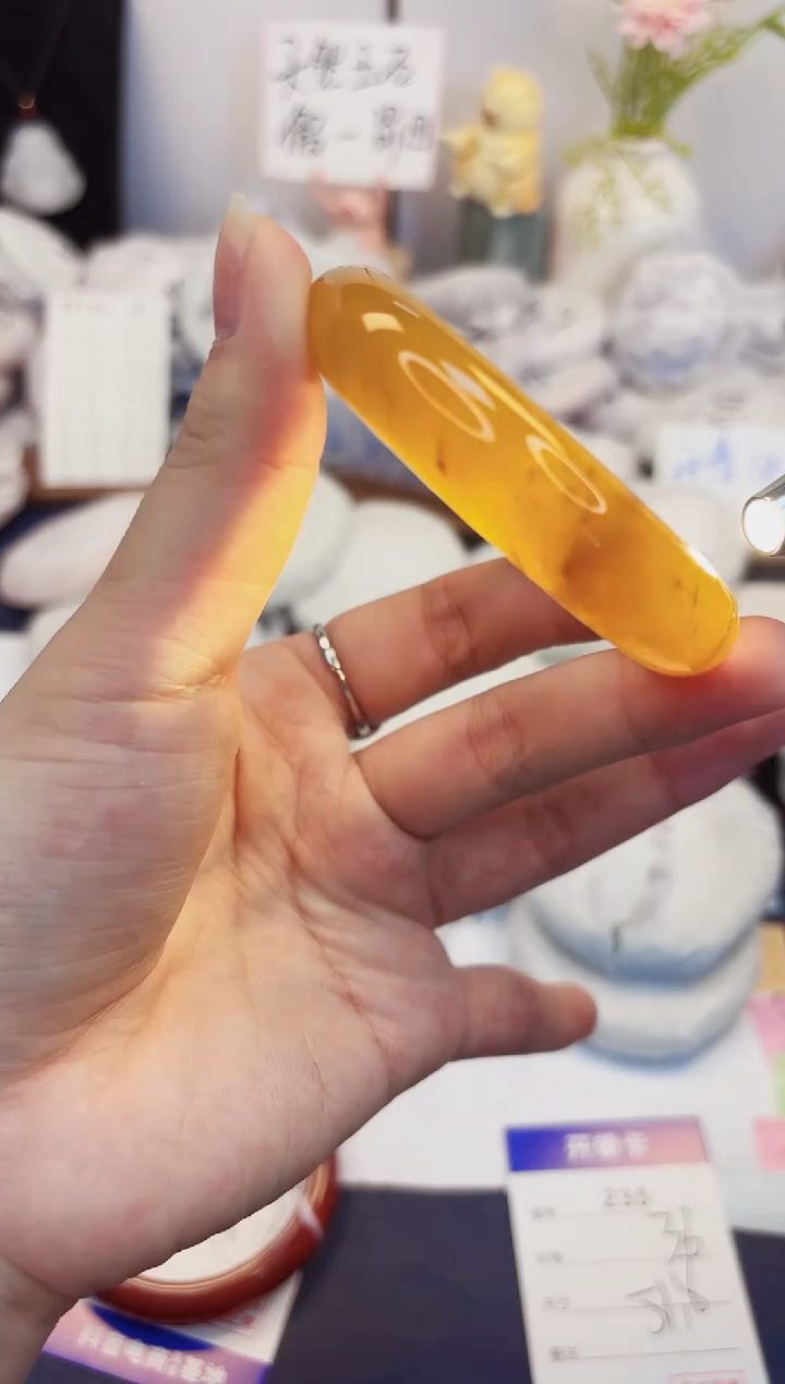 【闪购商品】石英质玉手镯未镶嵌235-财气镯-圈口51