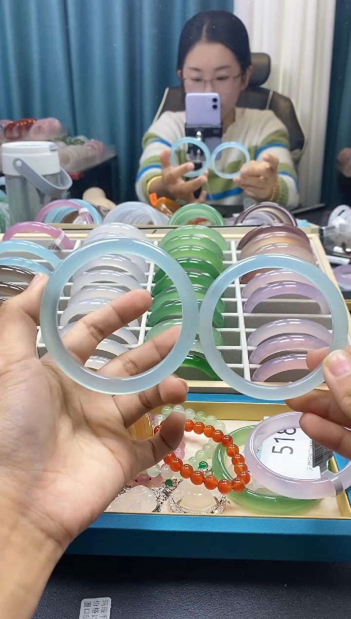 【闪购商品】玛瑙/玉髓手镯未镶嵌516