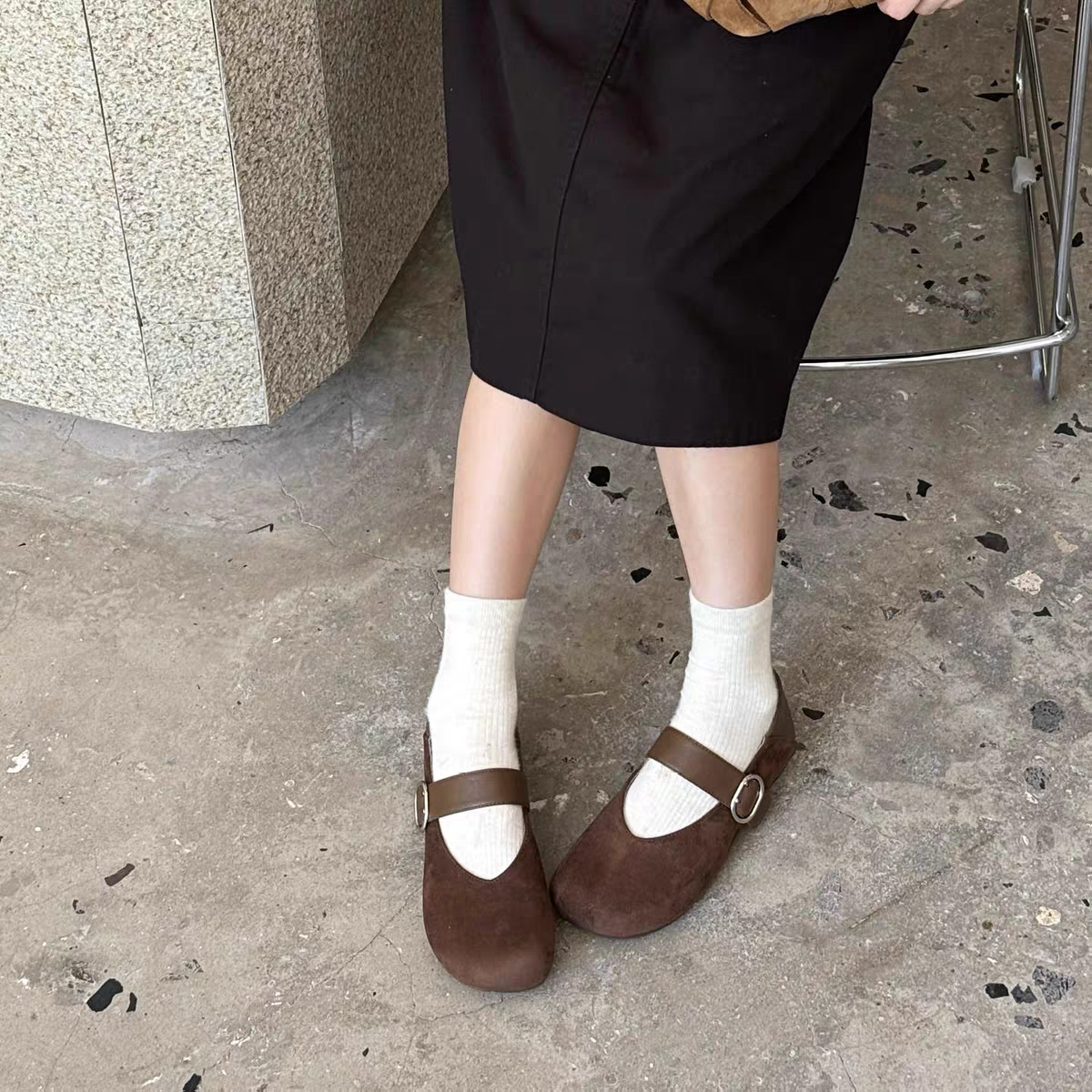 一字带玛丽珍鞋2588