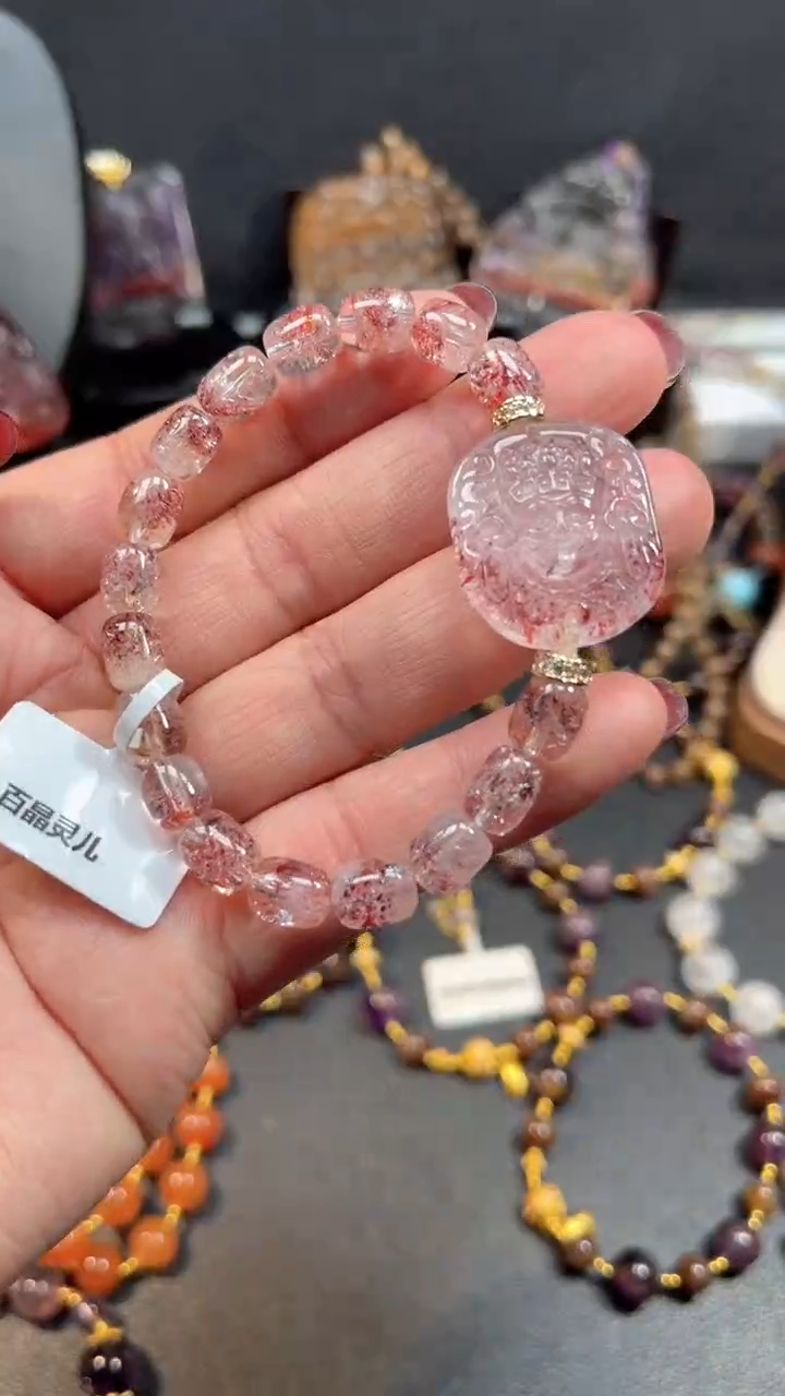 【闪购商品】水晶颈饰未镶嵌【百晶灵儿】天然定制款