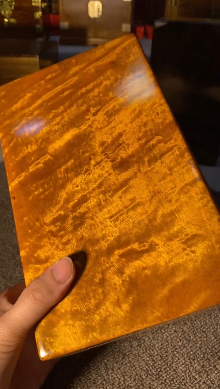 【闪购商品】金丝楠木艺金丝楠首饰盒F2