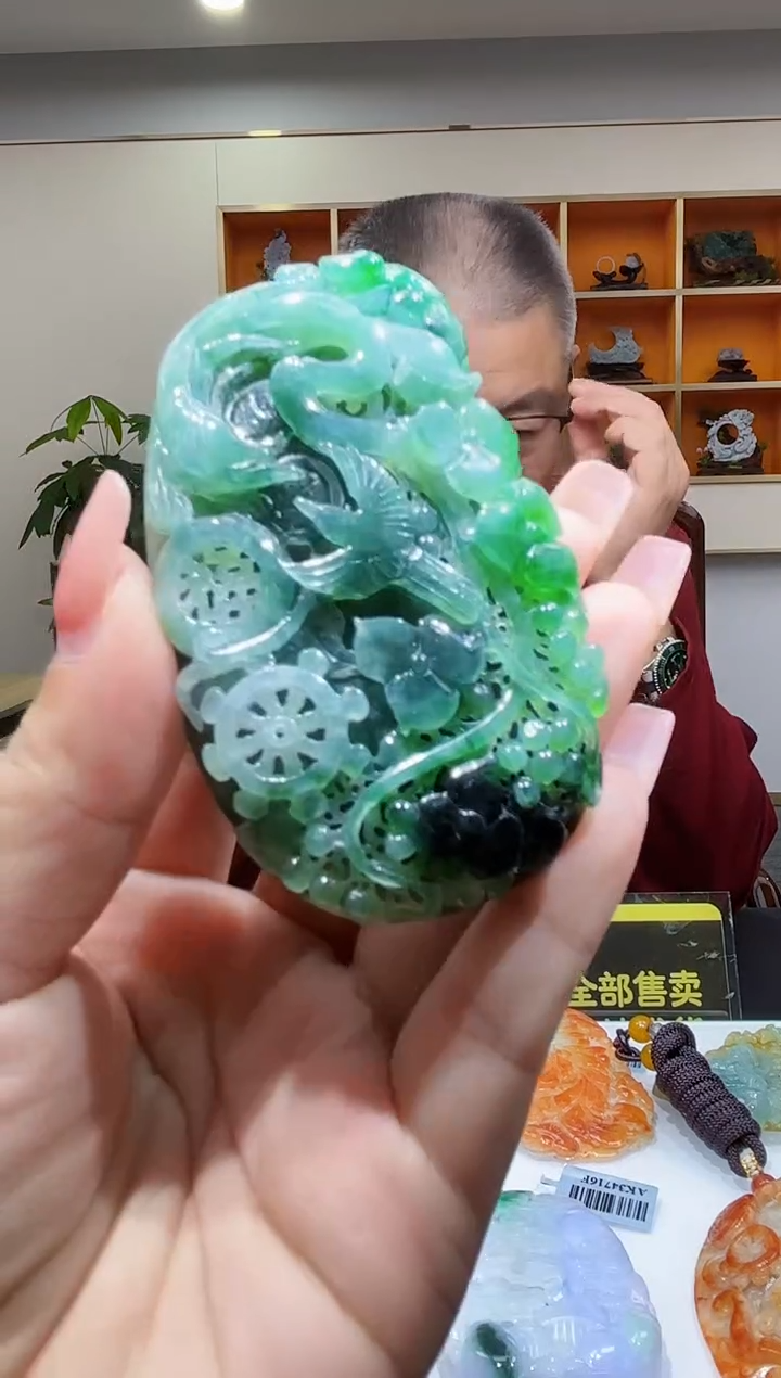 未镶嵌定制翡翠10/0825/C/发其一件/花