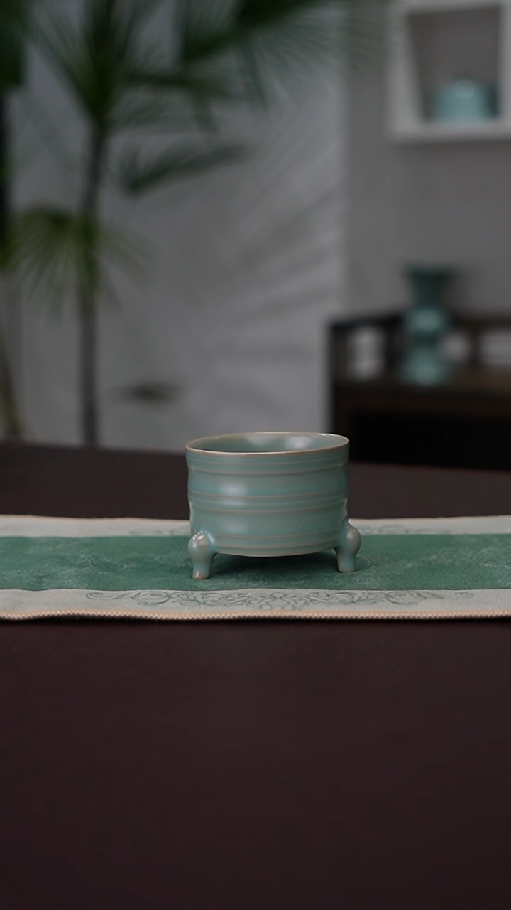 三足炫纹杯  微瑕福利  