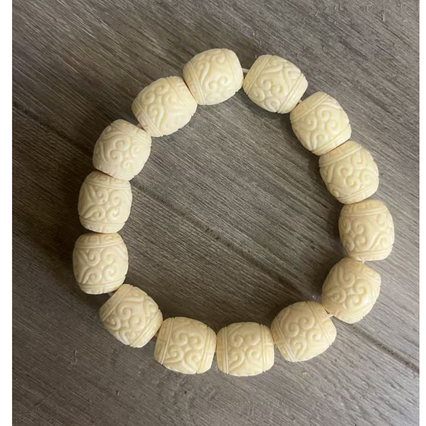 高端精品猛犸牙手串