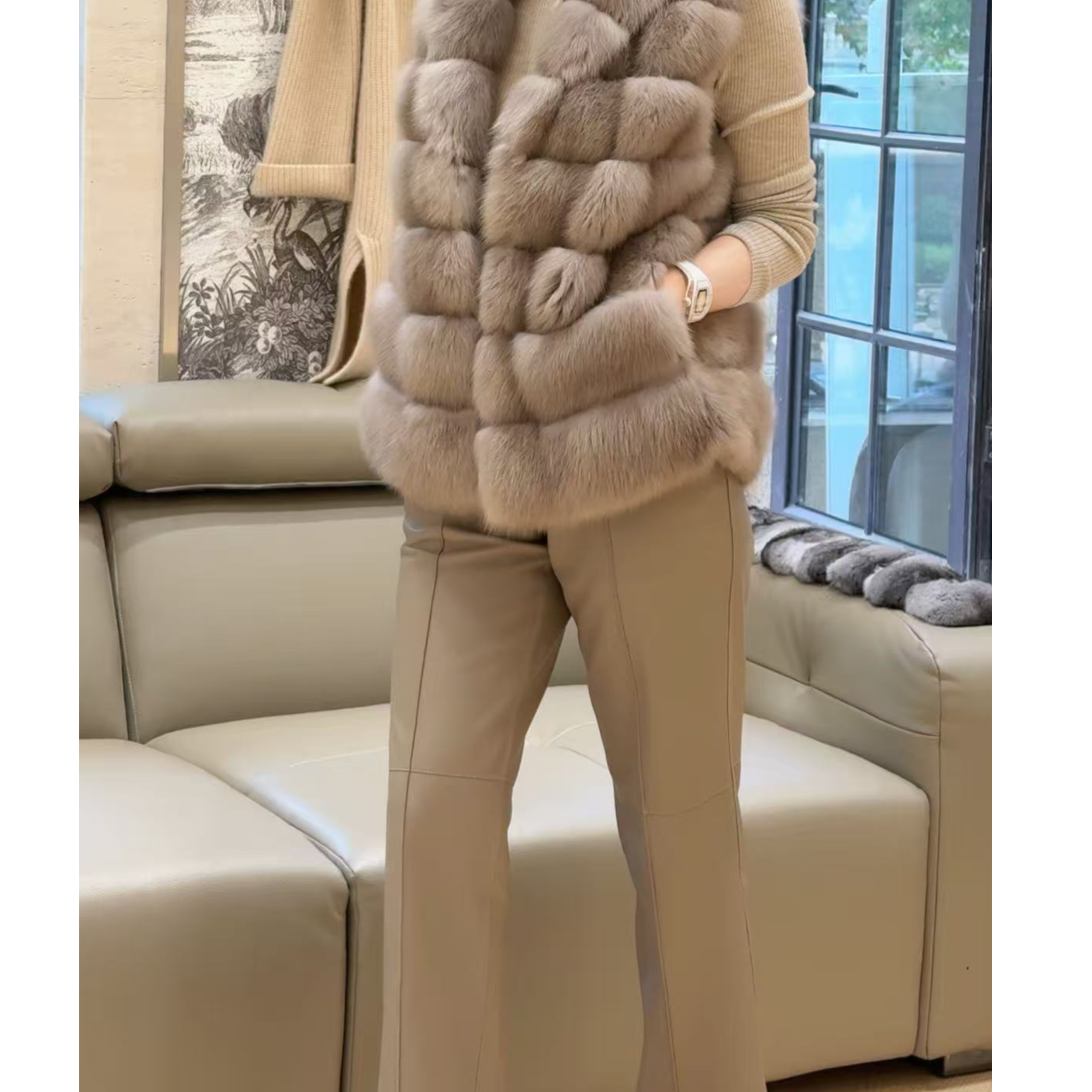 【YINGFEI PARIS】妈妈高级定制款皮裤