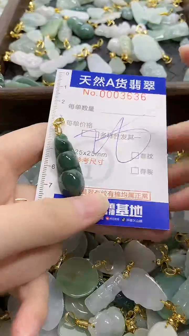 颈饰未镶嵌翡翠天然A货翡翠