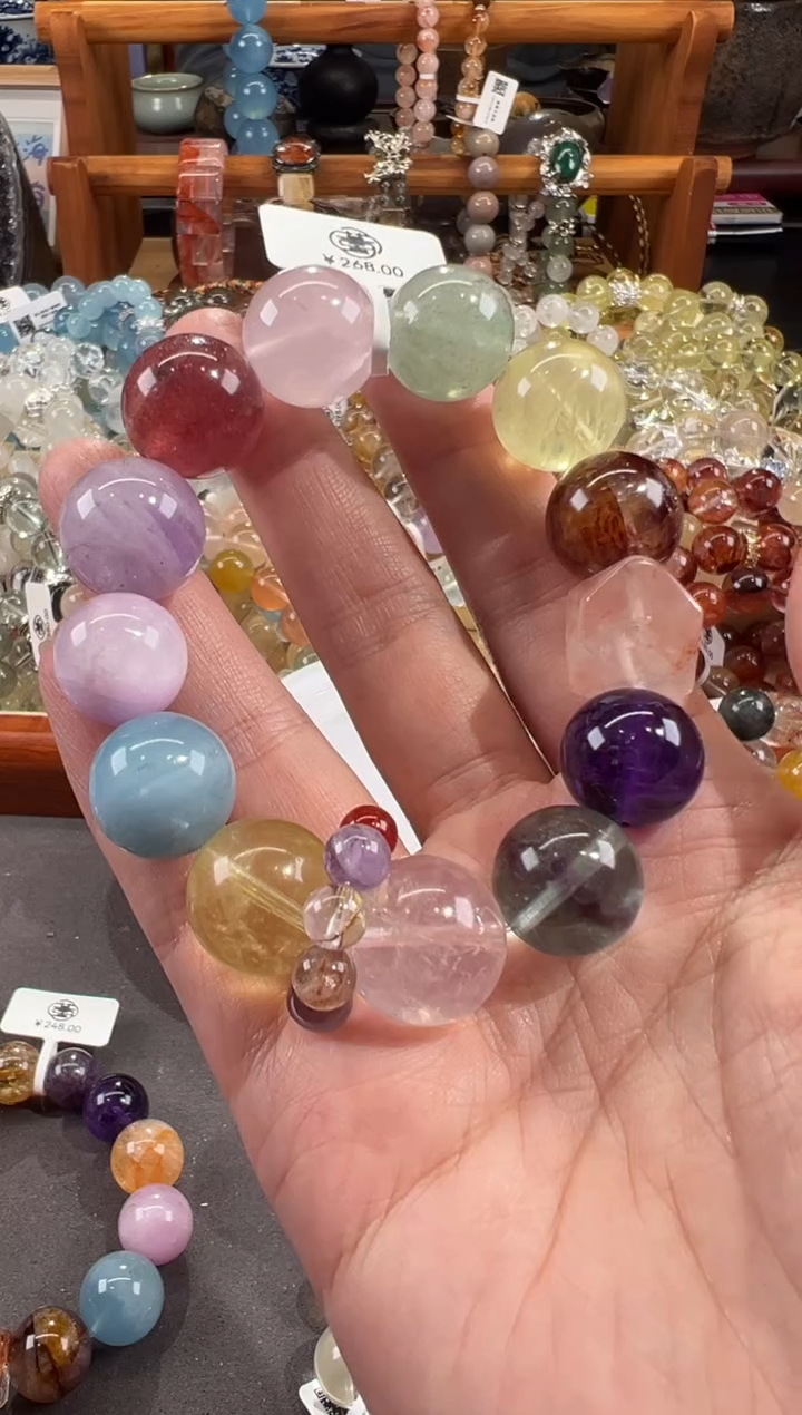 【闪购商品】水晶手串合金定制款 张美美