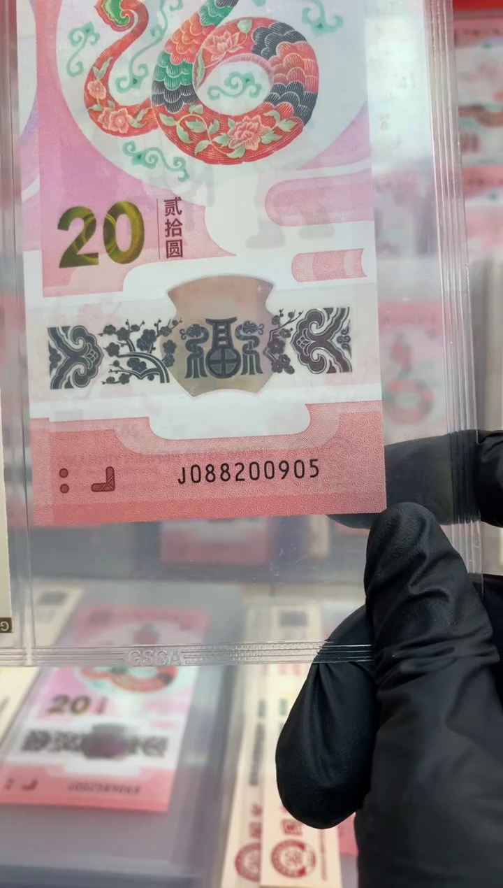 【闪购商品】塑料 蛇钞 真钞【单张】00905