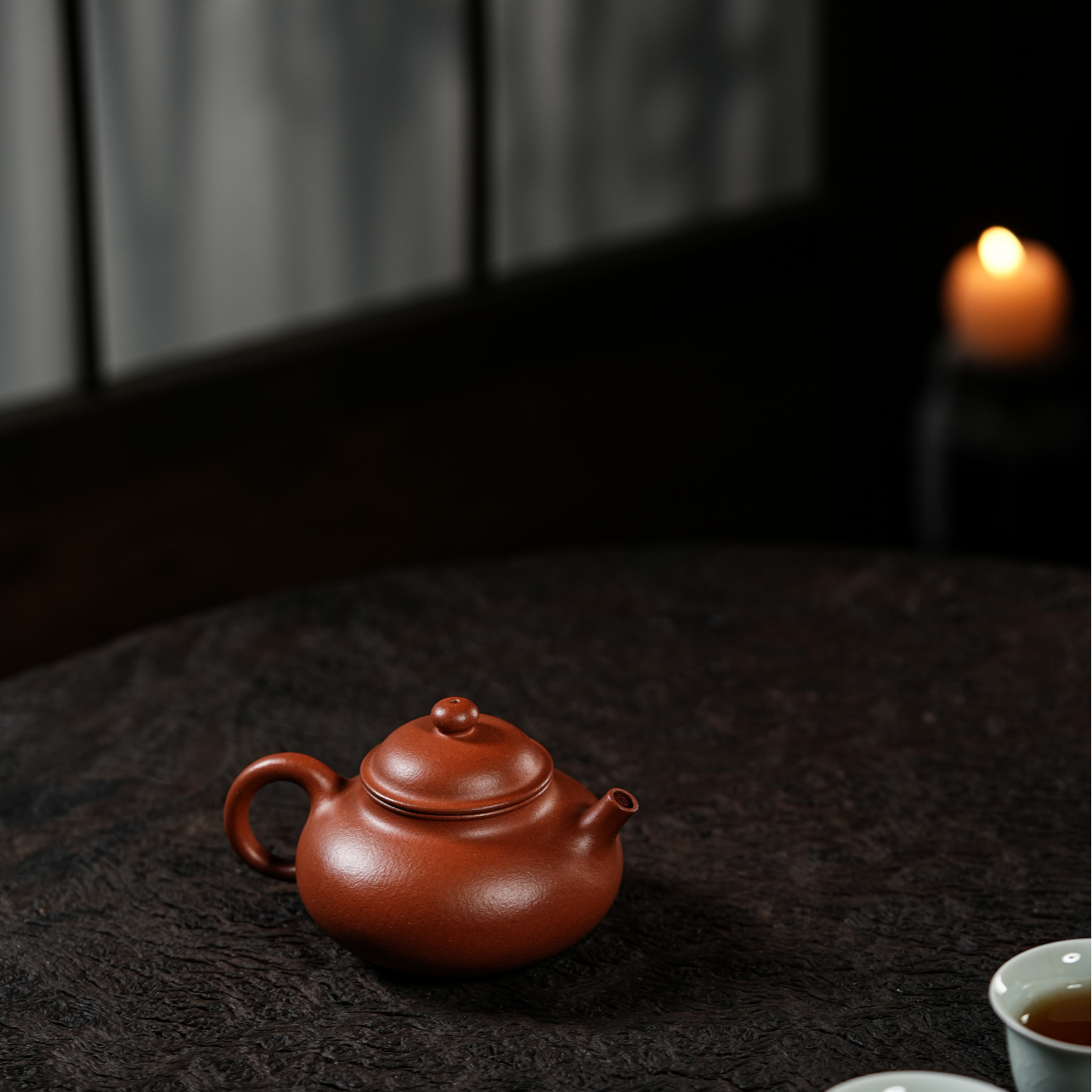 澜庭×尧日辰光丨《容天》 黄龙山野山红泥 200cc yrcg021