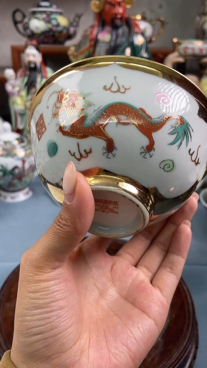 瓷片微瑕慎拍景德镇窑老厂瓷器单件