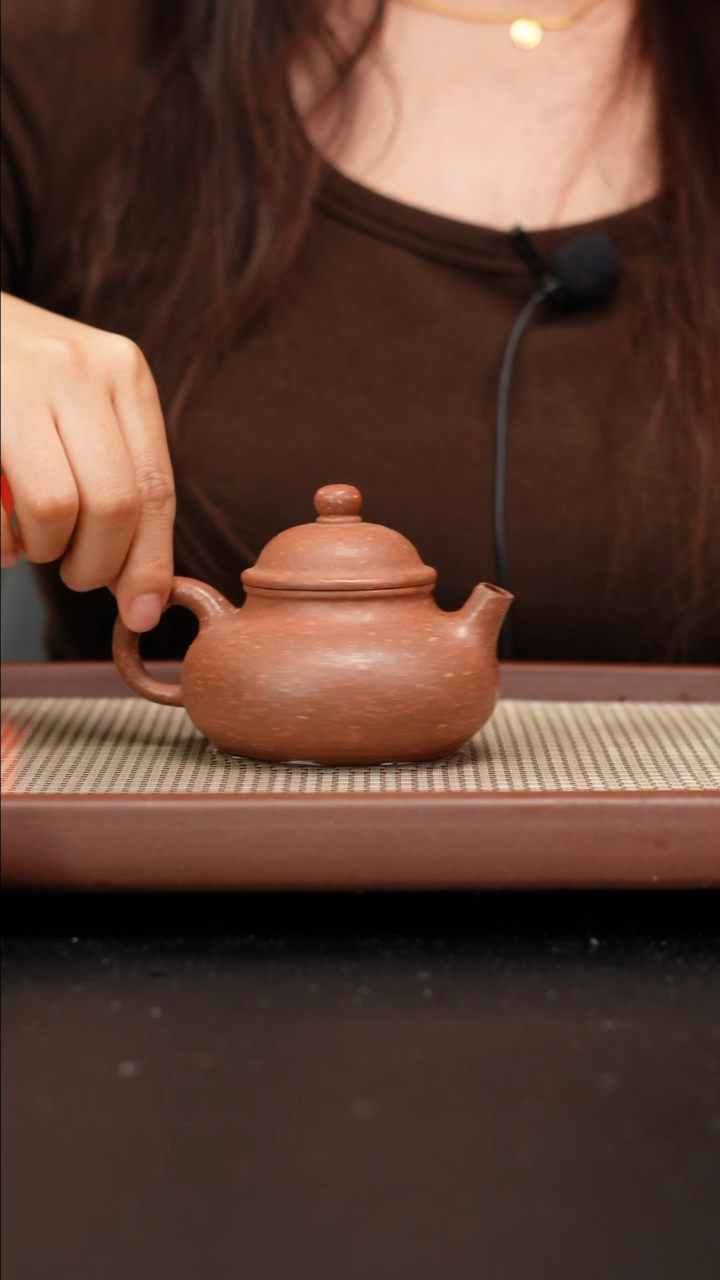 【闪购商品】紫砂茶壶降坡8目粗砂容天180