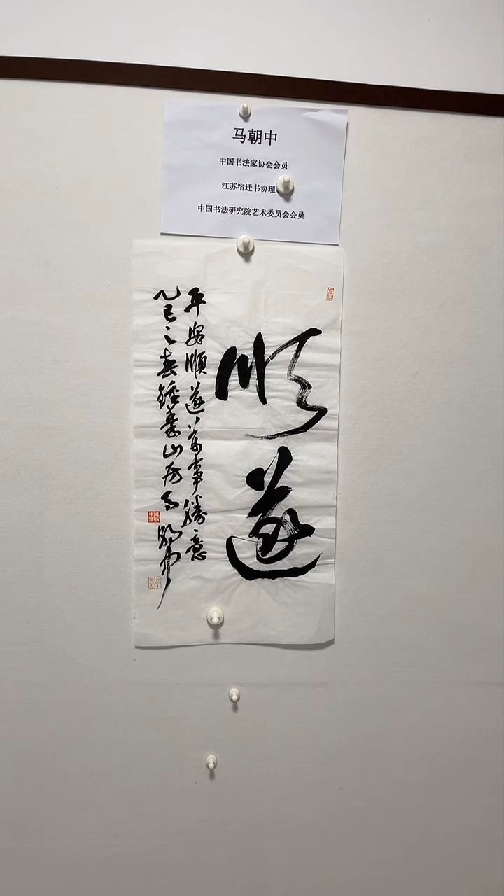 书法书法马朝中老师