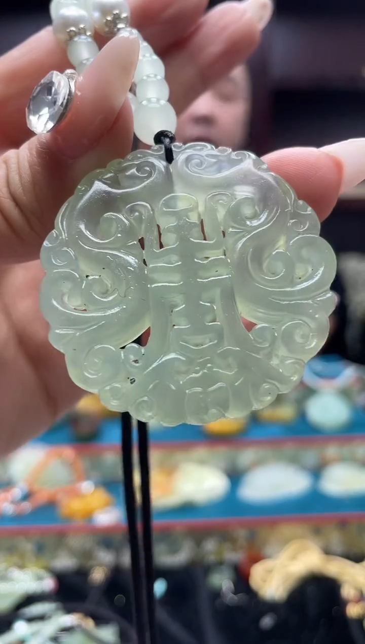 未镶嵌岫玉吊坠·多样性发*货拍一发一