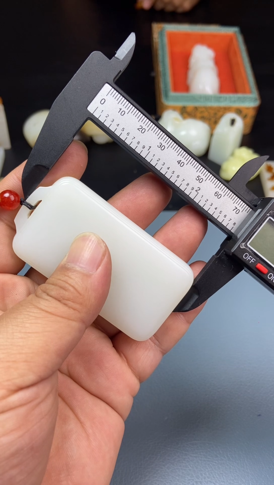 和田玉未镶嵌挂件1