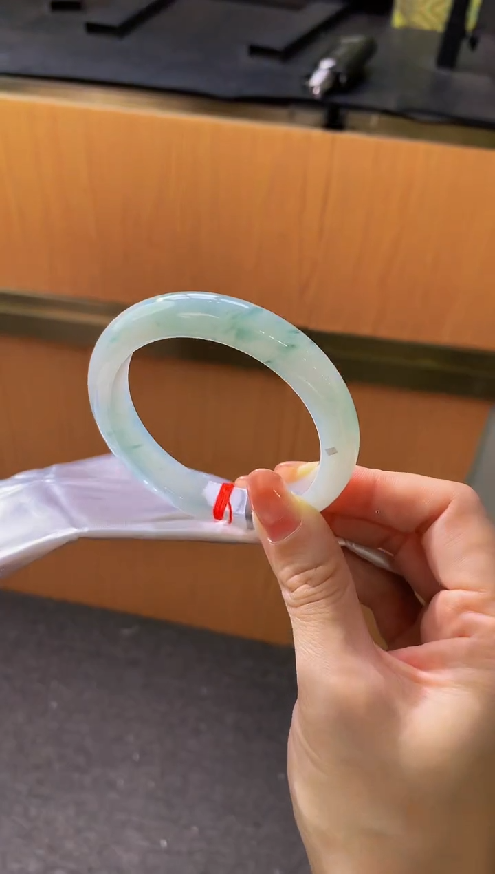 未镶嵌手镯翡翠-C999 圈口56.3 全款9万 定金2万