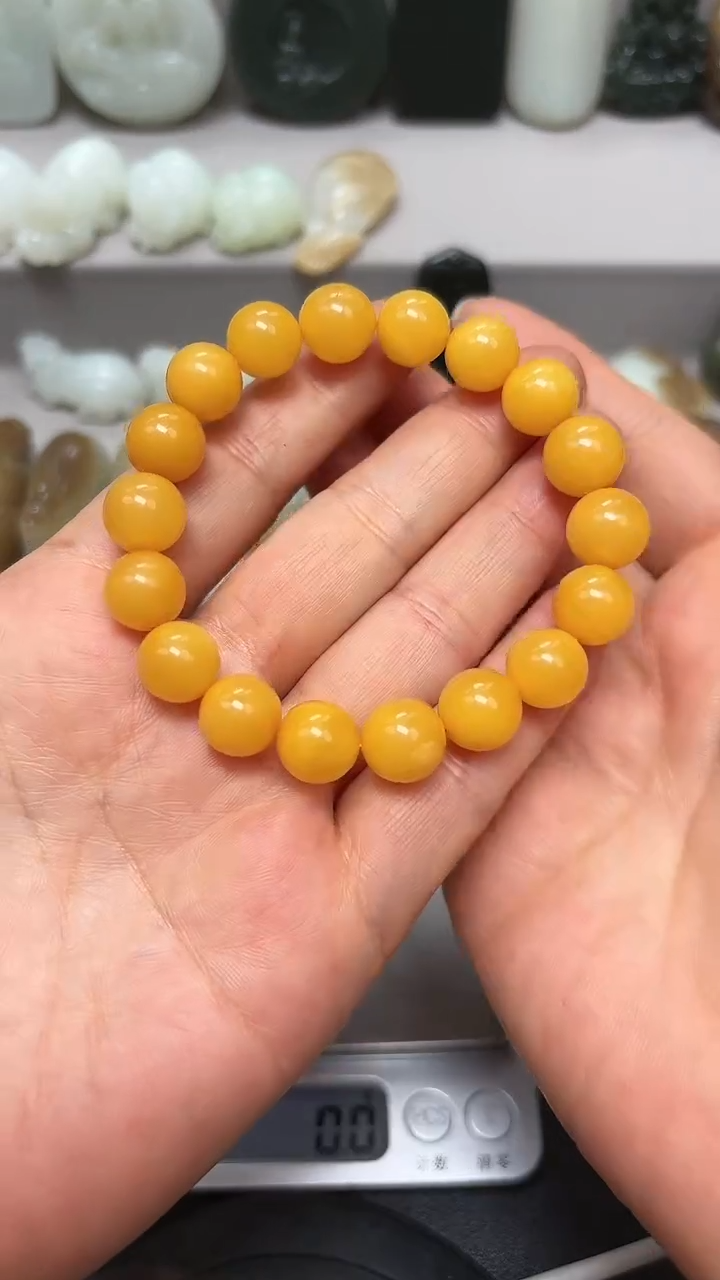 【闪购商品】蜜蜡裸石未镶嵌手串