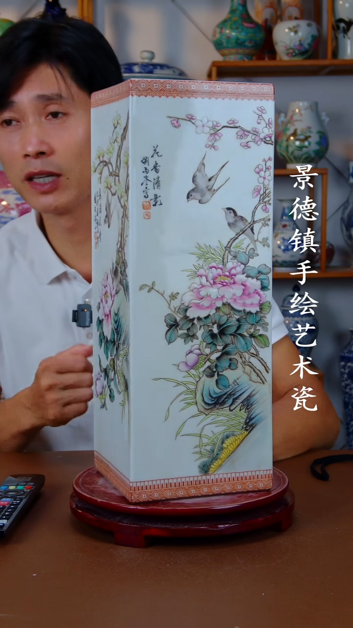 摆件景德镇手工手绘陶瓷摆件34