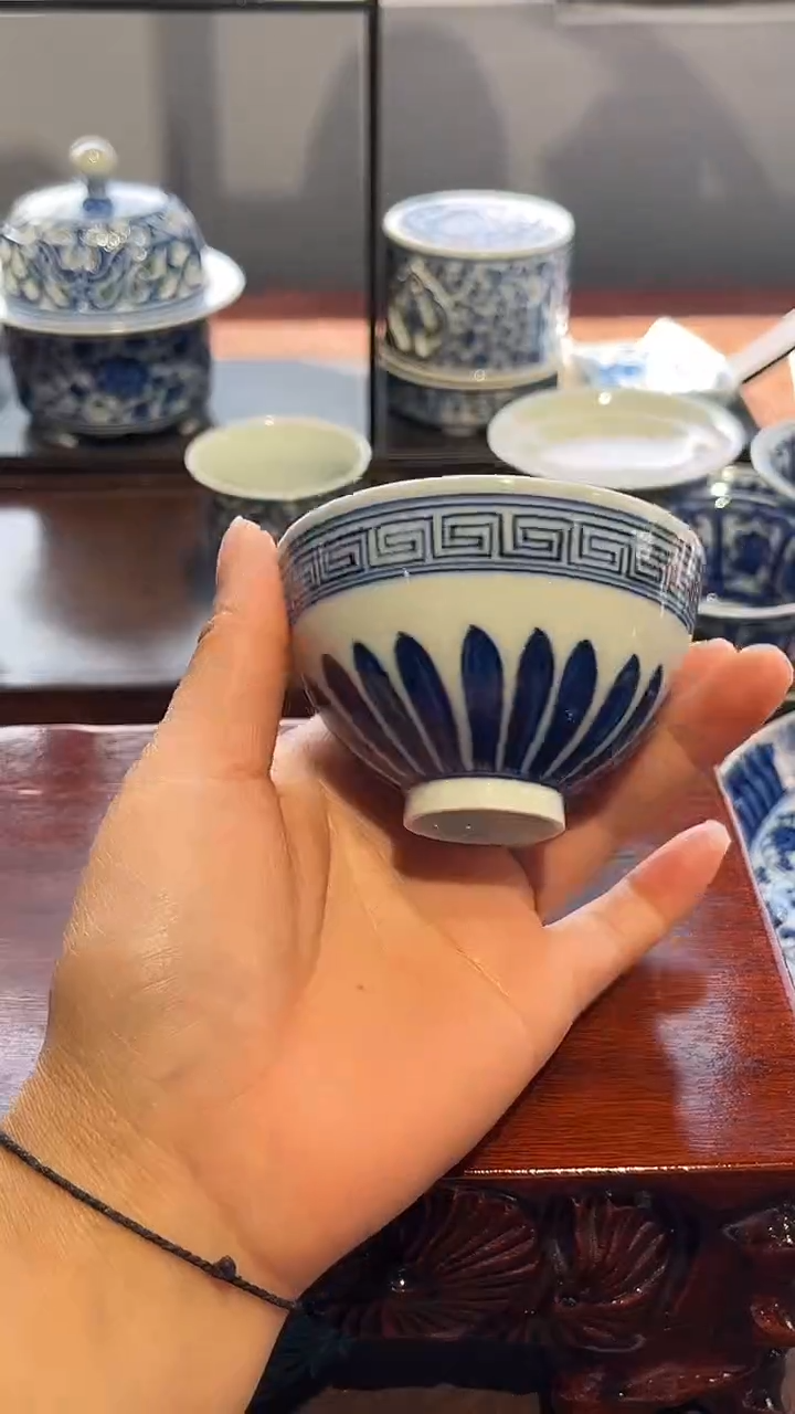 镹曰茶闲手工手绘柴窑茶具