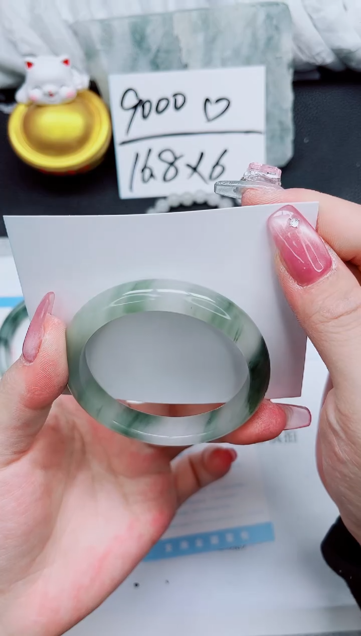 石英质玉未镶嵌手镯380-53.5