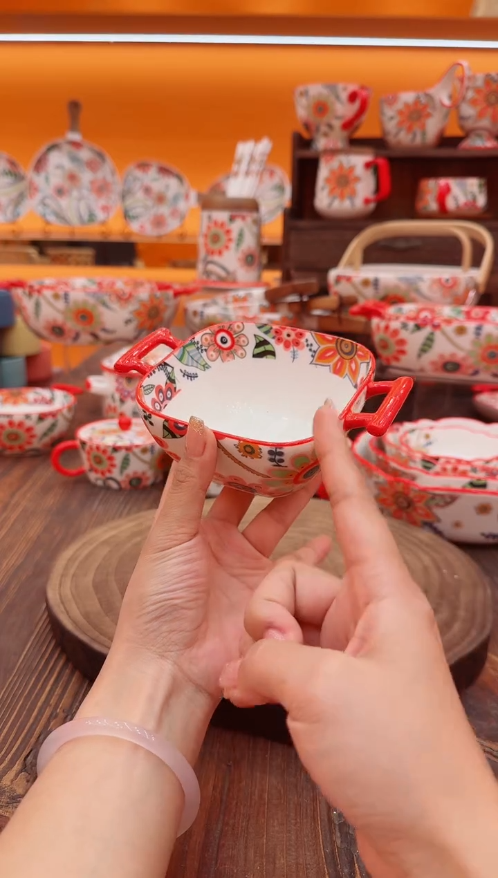 罐景德镇陶瓷餐具碗碟盘子