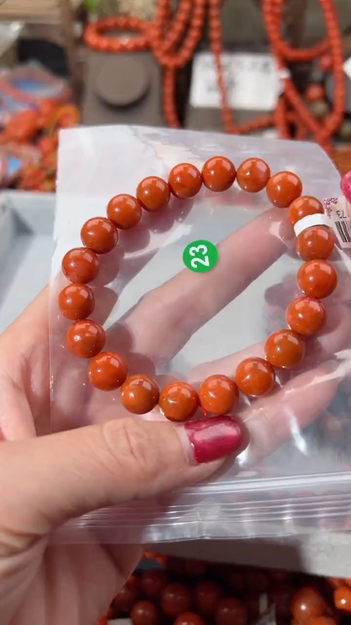 【闪购商品】南红玛瑙手串未镶嵌10