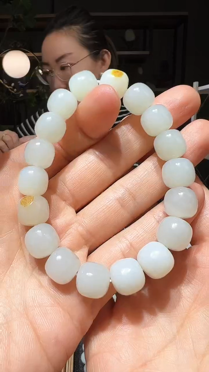 【闪购商品】和田玉手串未镶嵌12+老型