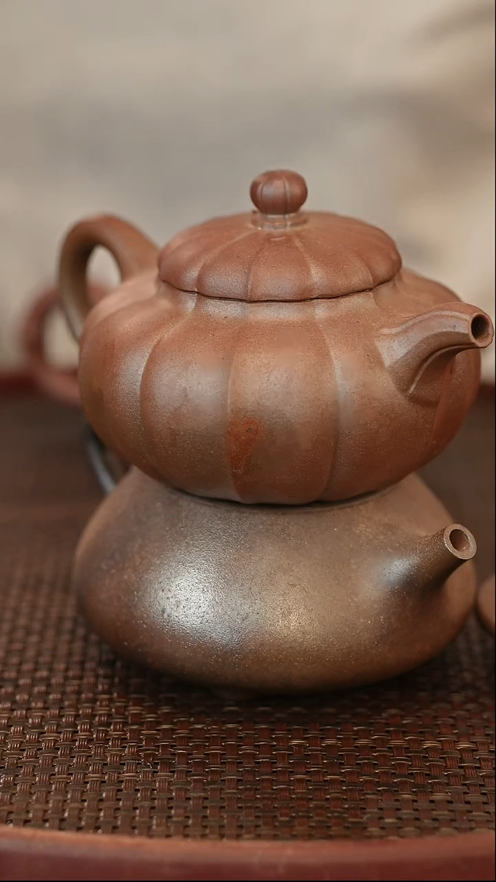 茶壶紫砂原矿手工制作一瑕疵 