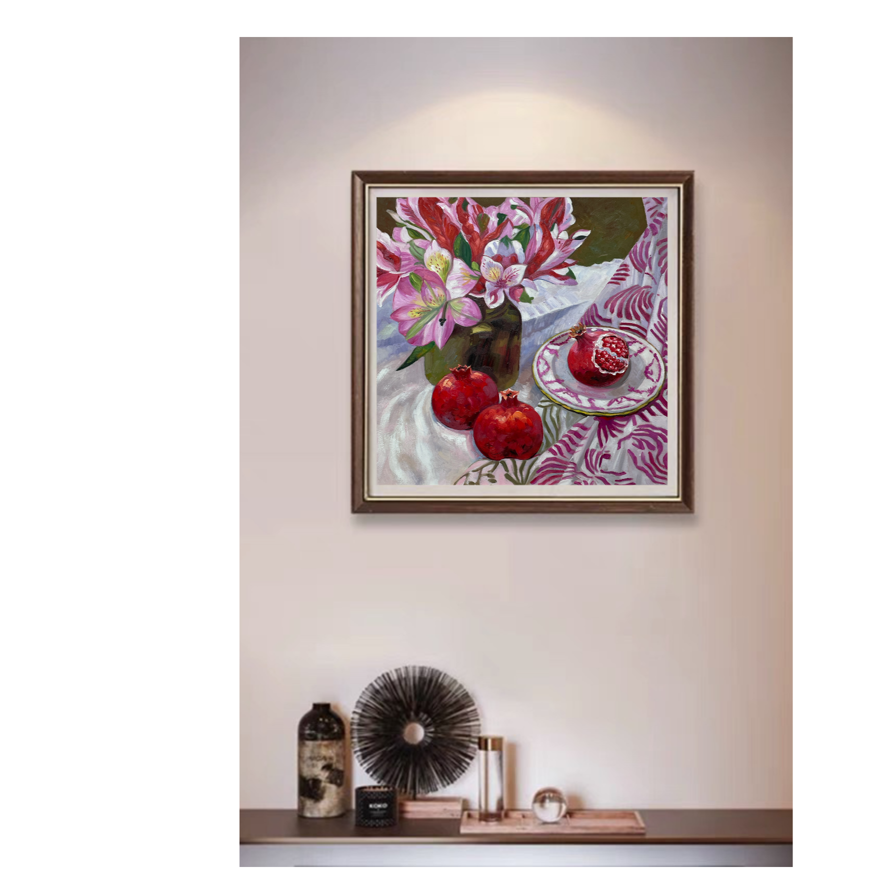 《硕果累累》花卉手绘油画