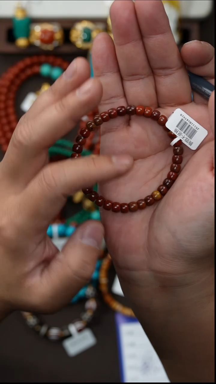 未镶嵌手串南红玛瑙吉**意南红手串