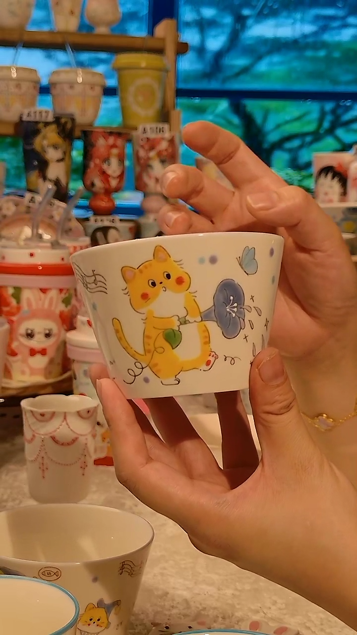 陶瓷景德镇手绘陶瓷杯