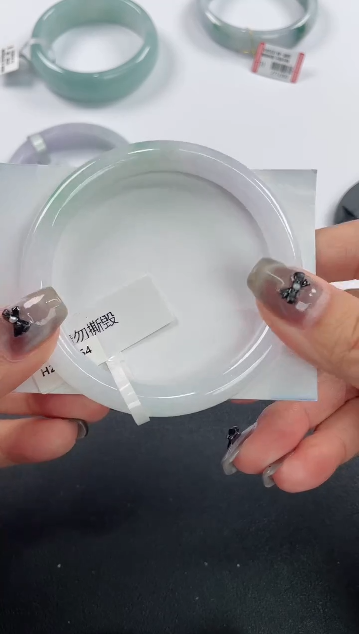 未镶嵌手镯翡翠基地发货H8978 59+