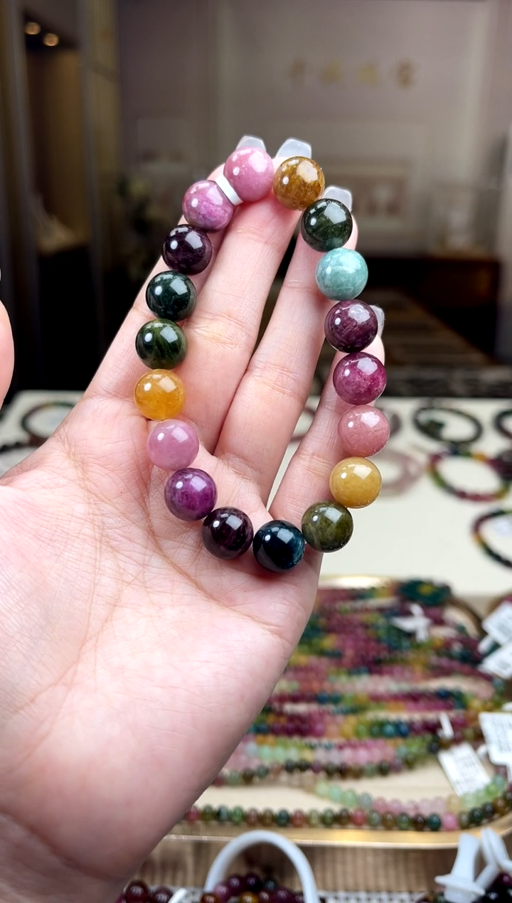 【闪购商品】碧玺/未镶嵌11mm+碧玺单圈多样性发货