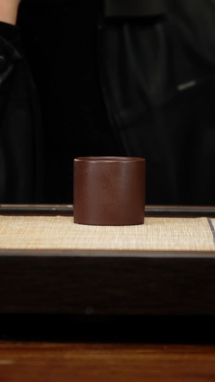 茶壶紫砂四底扳指杯