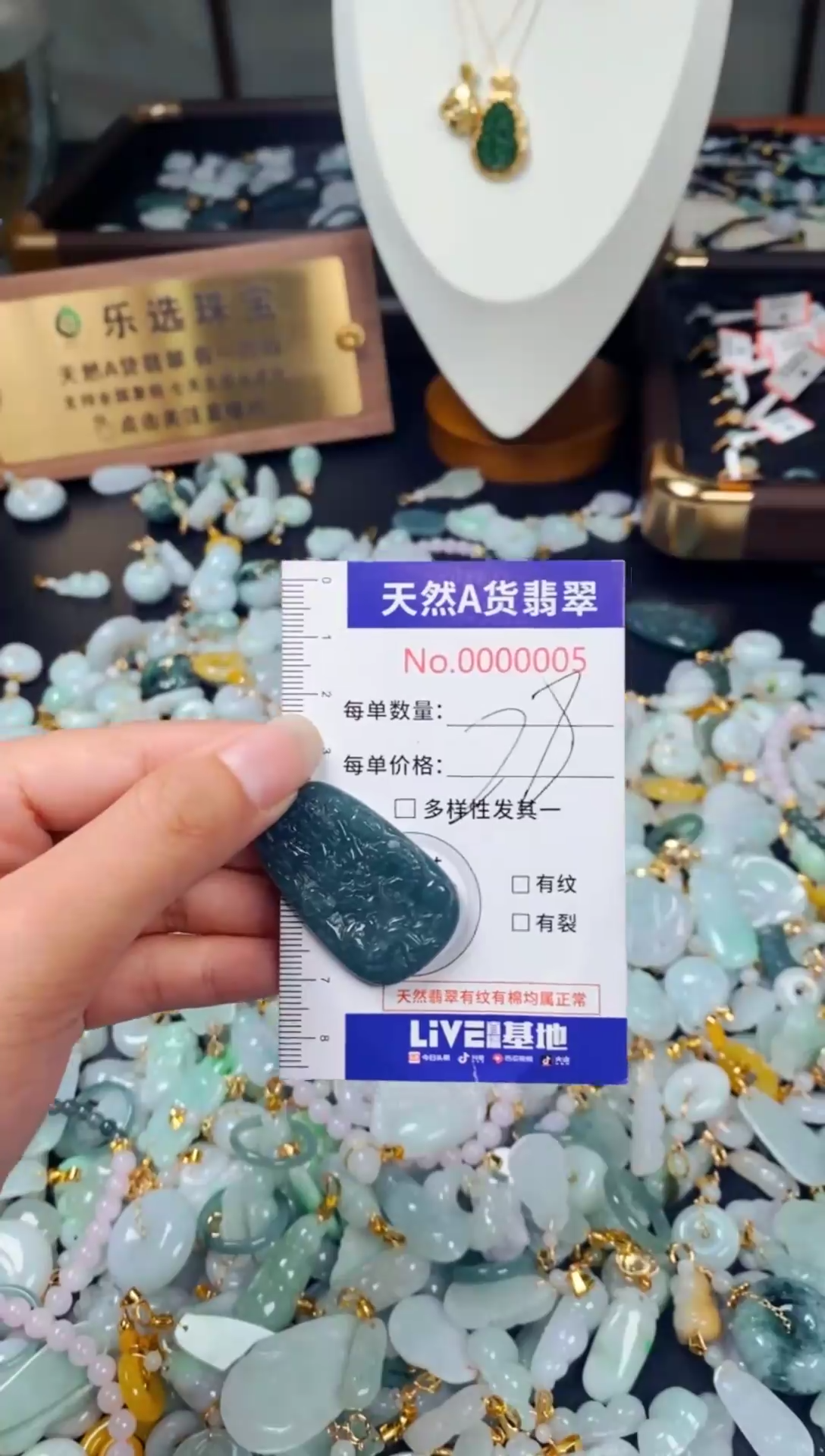 颈饰未镶嵌翡翠05