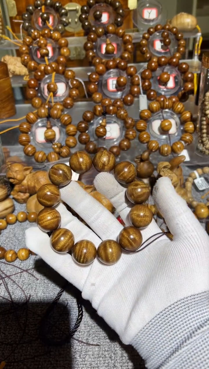 【闪购商品】楠木（金丝楠）手串/手链小叶桢楠水波纹2.0手串