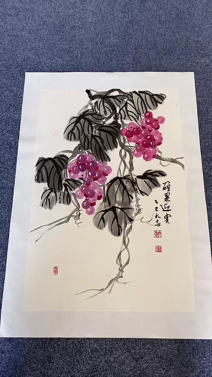 国画纯手绘国画写意作品43*63
