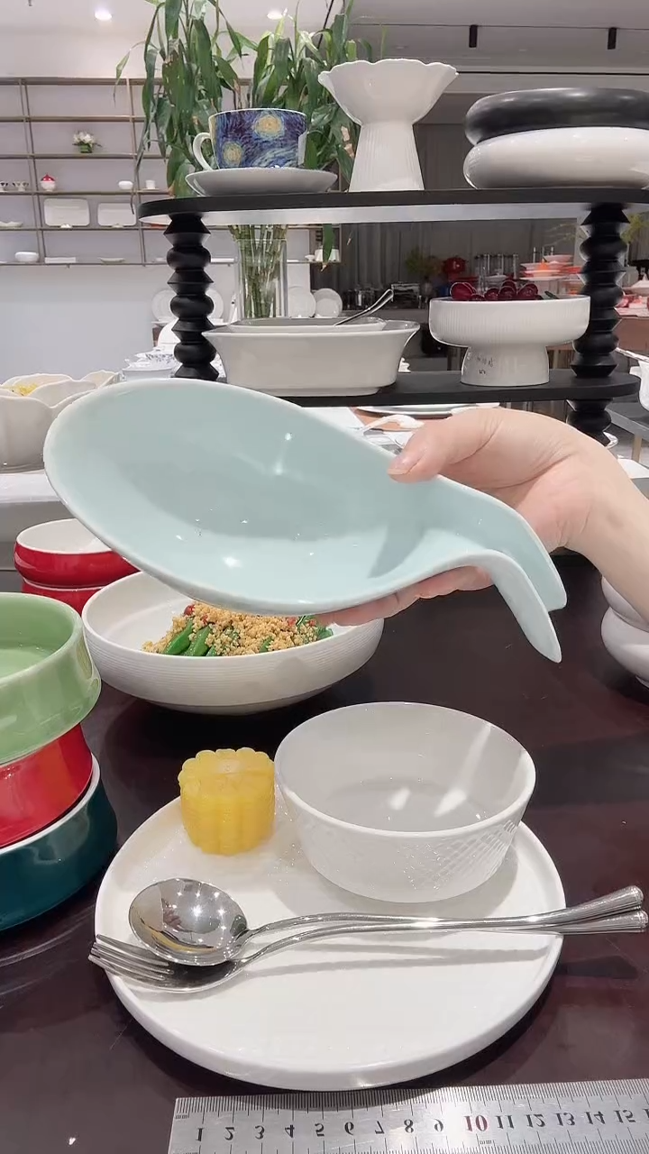 陶瓷青瓷面大勺666