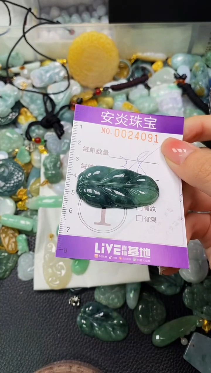 颈饰未镶嵌翡翠闪购0024091