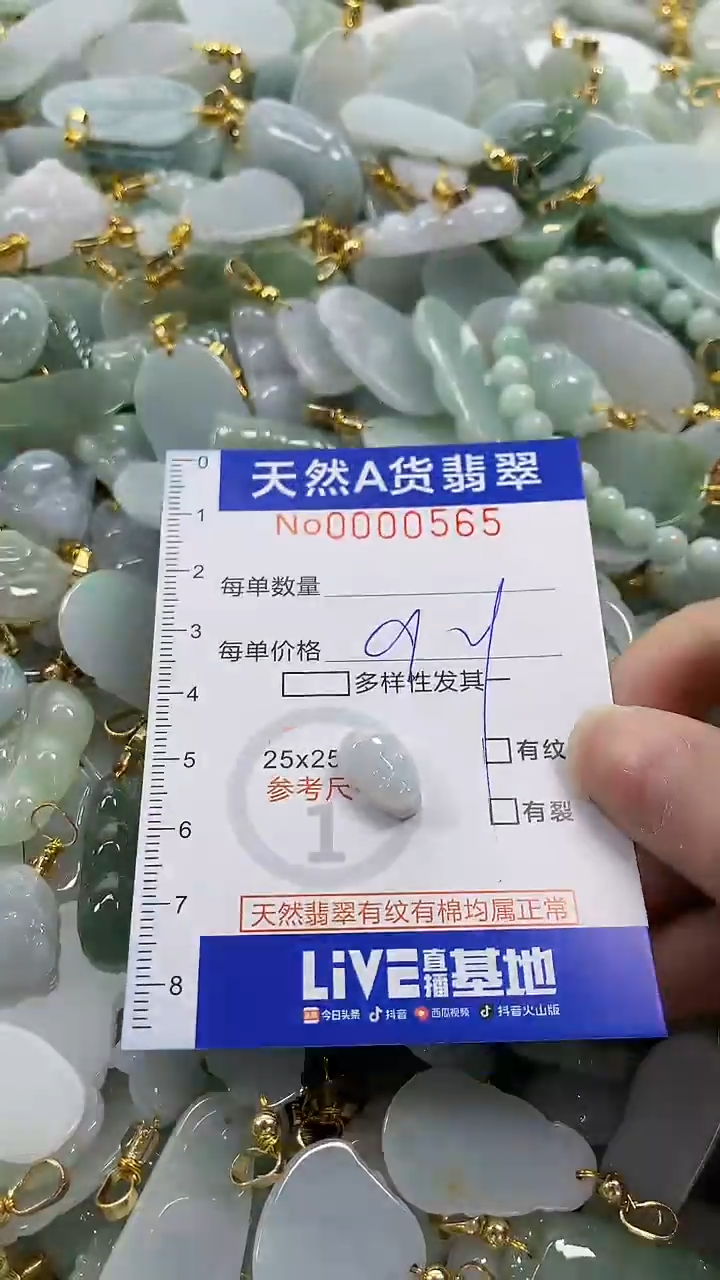 颈饰未镶嵌翡翠纯天然a货翡翠