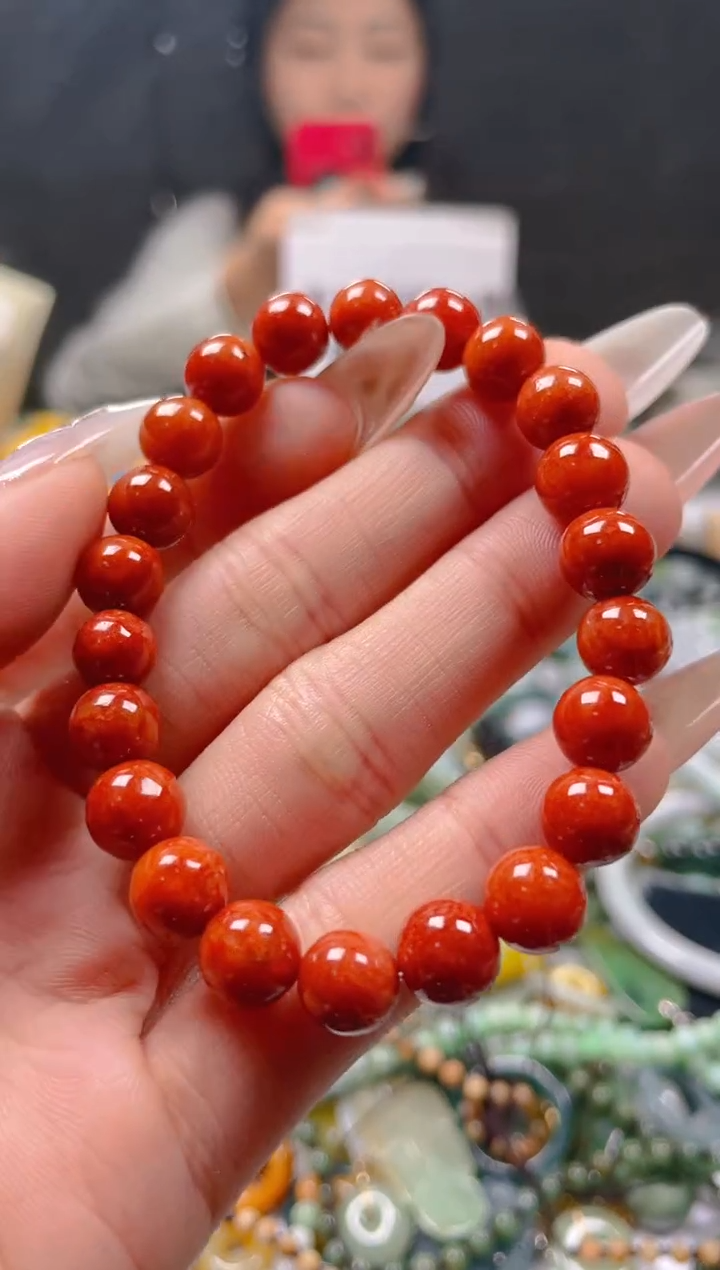 【闪购商品】翡翠颈饰未镶嵌7-8MM/F/翡翠A货一图一物