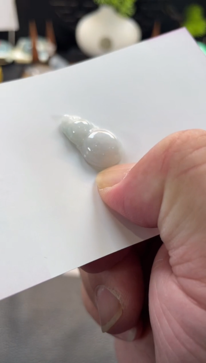 颈饰未镶嵌翡翠11号链接 有纹裂