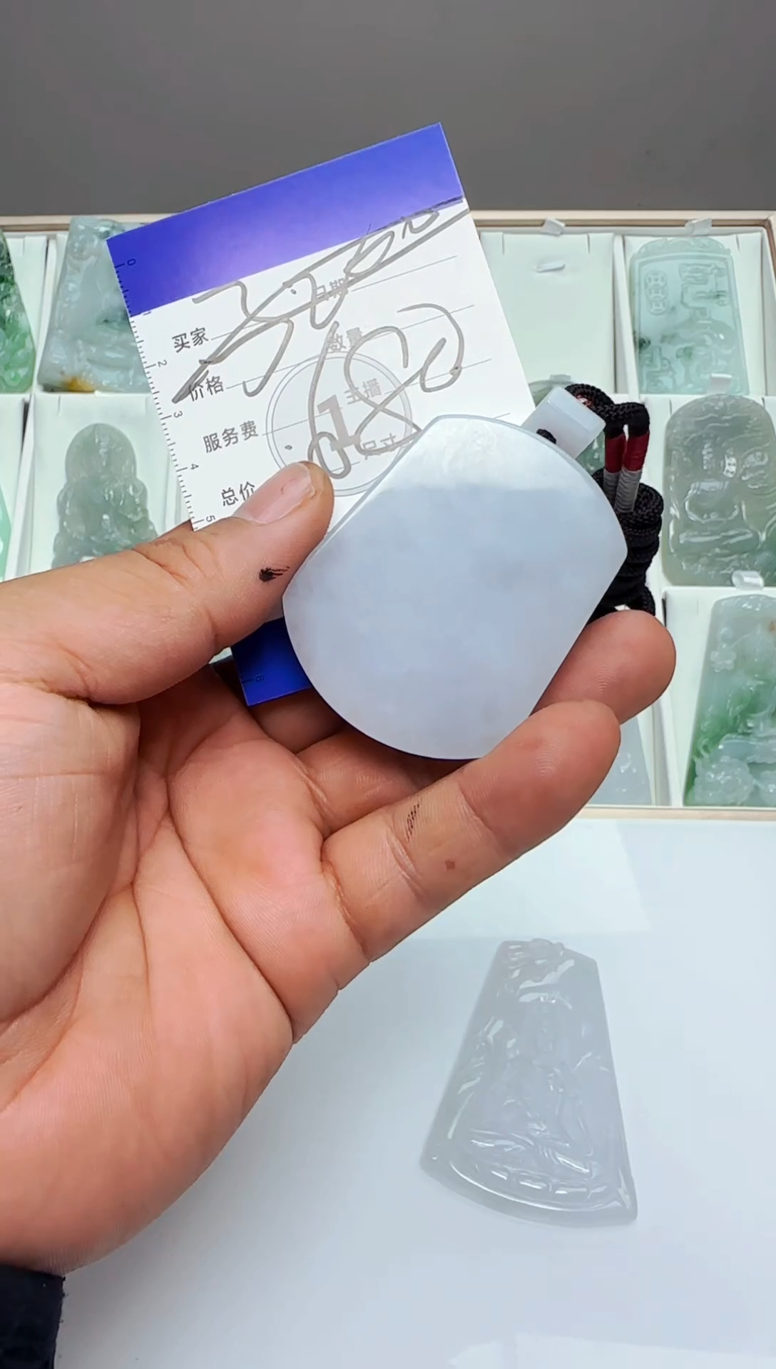 【闪购商品】翡翠颈饰未镶嵌缅甸天然A货翡翠