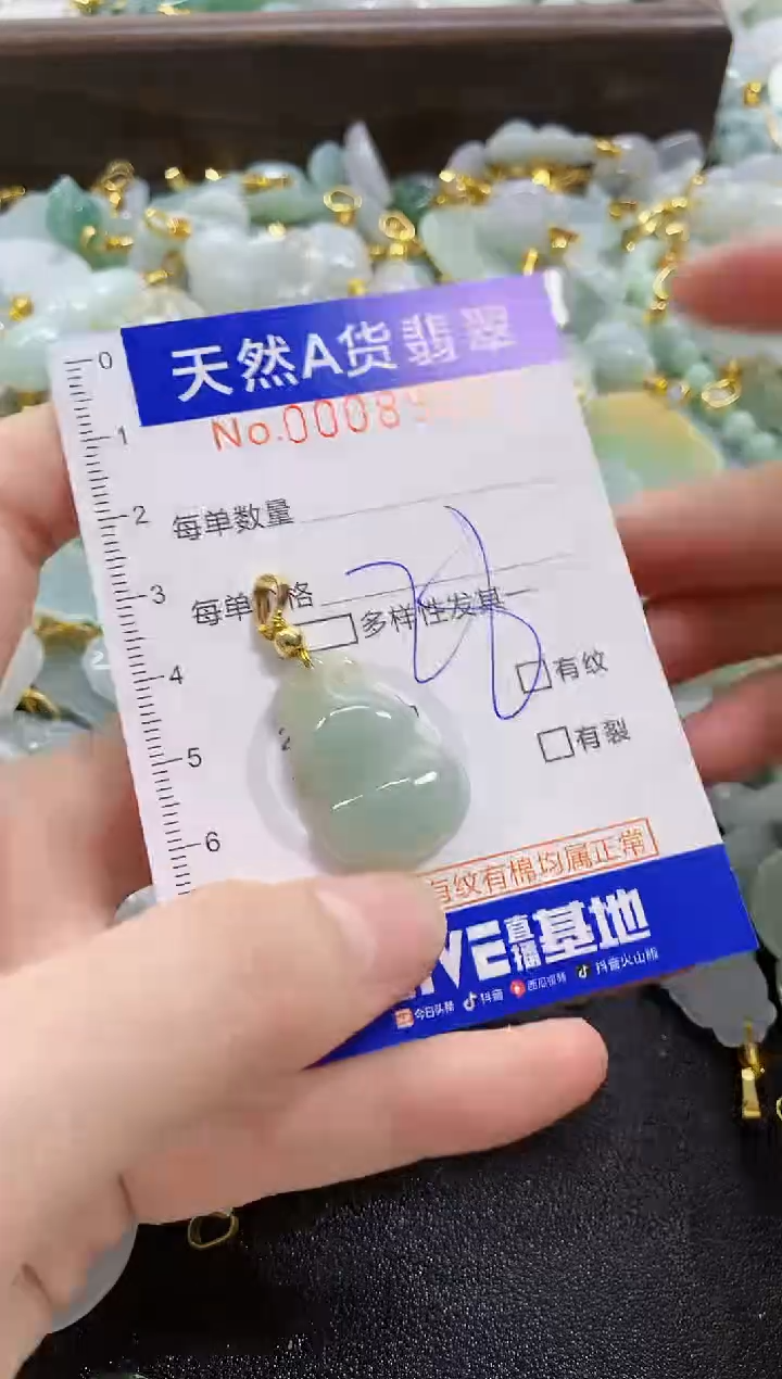 颈饰未镶嵌翡翠天然A货翡翠