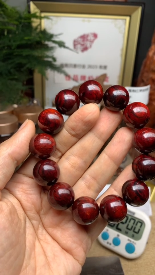 降真香无事牌山*海南红降花梨公