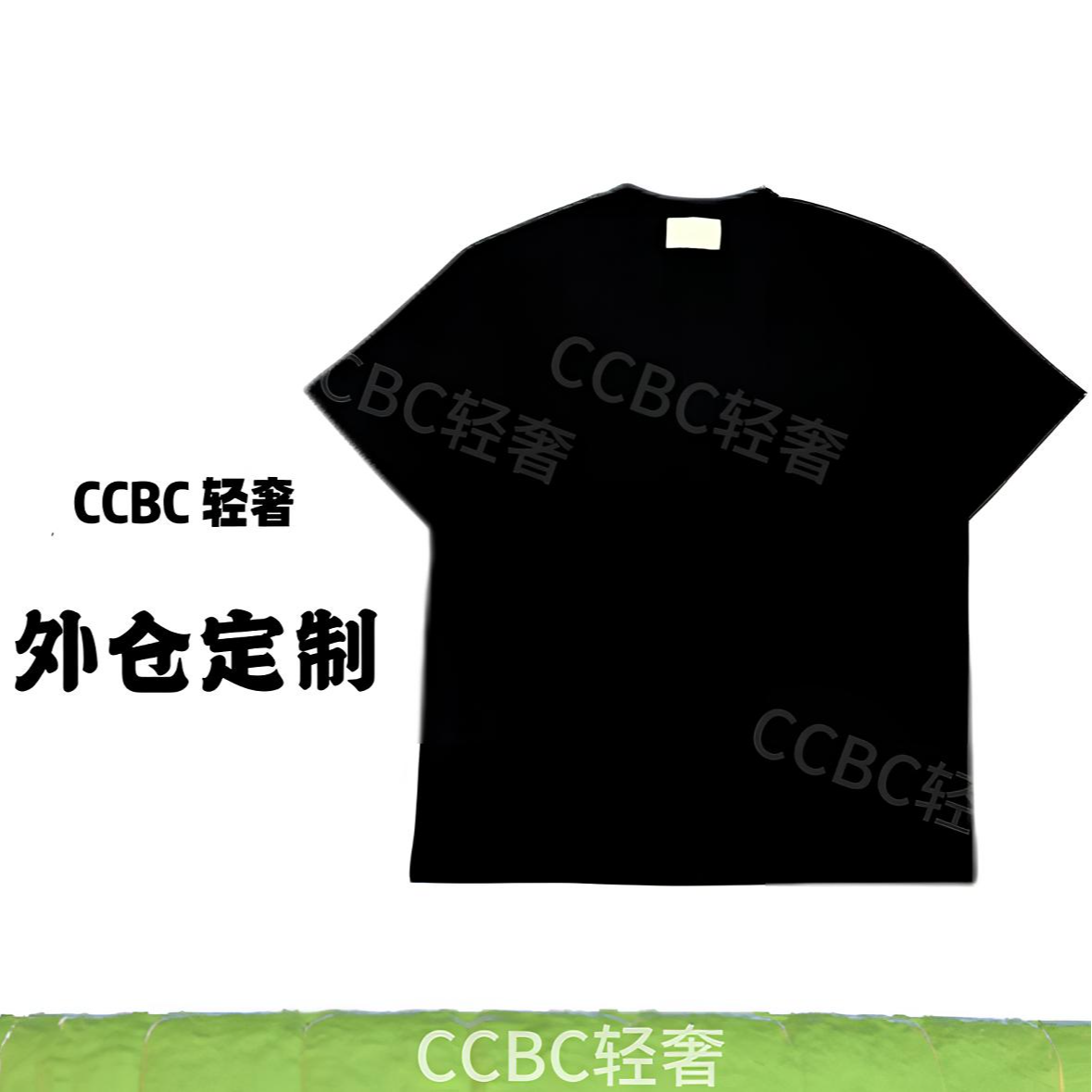 【21号链接-蓝黑恐龙】2025小众设计师款重磅男女同款潮流短袖